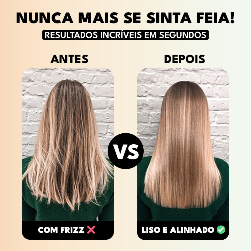 Escova Alisadora de Cabelo 5 em 1 Sem Fio HairLux – luxo, exclusividade e praticidade.