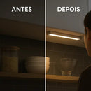 Luminária Led sem fio Slim Motion - Economize até 20% de energia elétrica por mês!