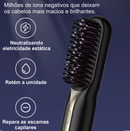 Escova Alisadora de Cabelo 5 em 1 Sem Fio HairLux – luxo, exclusividade e praticidade.