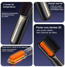 Escova Alisadora de Cabelo 5 em 1 Sem Fio HairLux – luxo, exclusividade e praticidade.